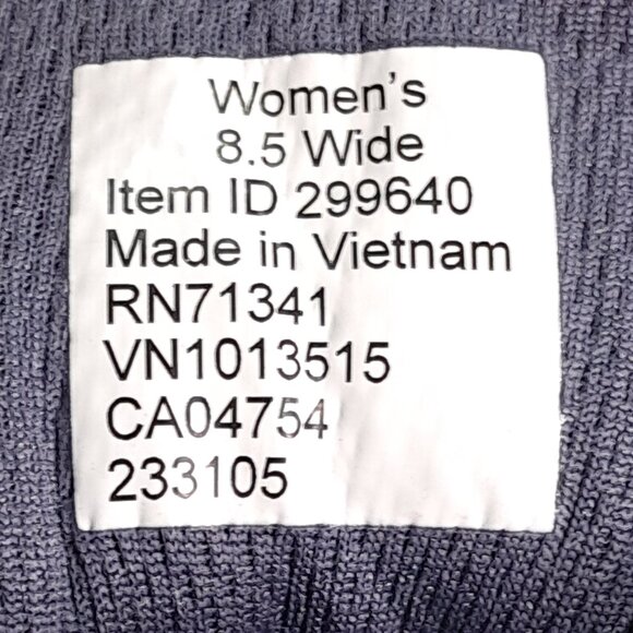 NEW LL Bean Hiking Boots Women 8.5 WIDE Trail Model 4 Slate Raw Indigo 299640 - Picture 13 of 14